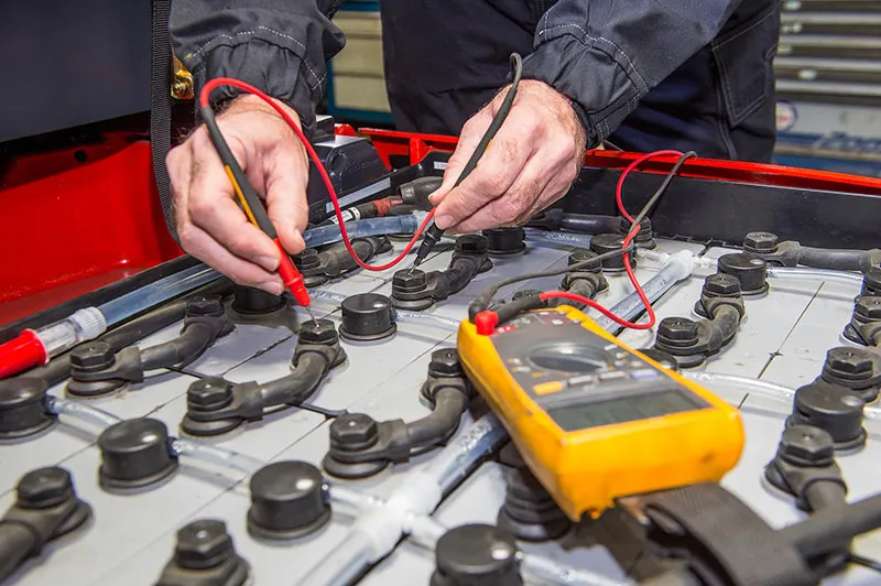 Forklift Traction battery capacity test